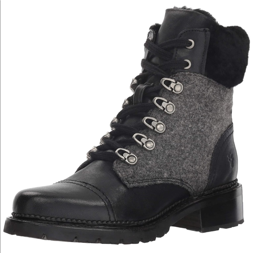 FRYE Samantha hiker combat boot
